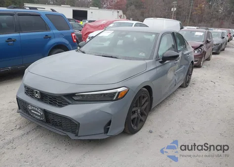 2026 Honda Civic Sport z USA, uszkodzony, nr VIN 2HGFE2F55TH504846